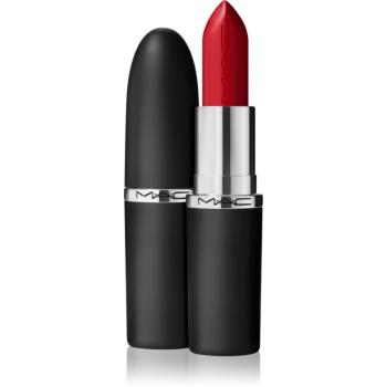 MAC Cosmetics MACximal Sleek Satin Lipstick krémový hydratačný rúž odtieň BRAVE RED 3.5 g