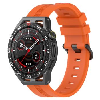 RUBBER Silikónový remienok Huawei Watch Buds / GT3 SE / GT3 Pro 46mm oranžový