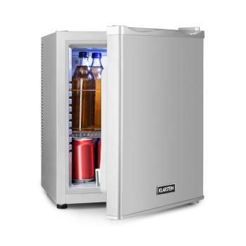 Klarstein Happy Hour 30, minibar, 30 l, 5-15°C, energet. trieda G, tichý, 25 dB, LED svetlo, biely