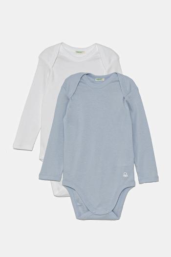 Bavlnené body pre bábätká United Colors of Benetton 3-pak 3GI70B089