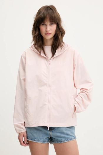Bunda Guess Jeans ružová farba, prechodná, W5GL29 WH8N2