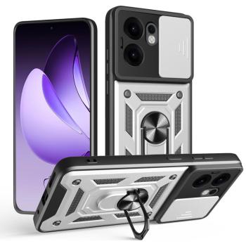 RING CAMERA Kryt s držiakom pre Oppo Reno13 F 5G strieborný