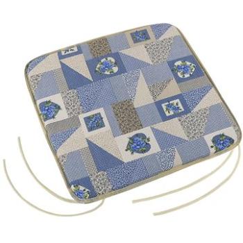 Bellatex EMA hladký – 40 × 40 cm, hladký – patchwork modrý (7426)