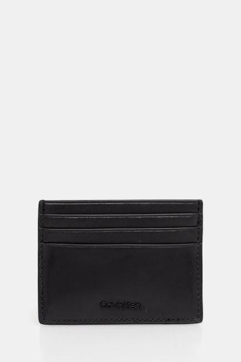 Puzdro na karty Calvin Klein čierna farba, K50K512697