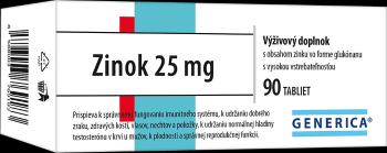 GENERICA Zinok 25 mg  90 tabliet