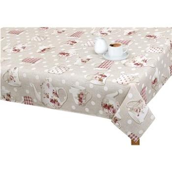 Bellatex Obrus EMA – 120 × 140 cm – hrnček s kanvičkou (4482)