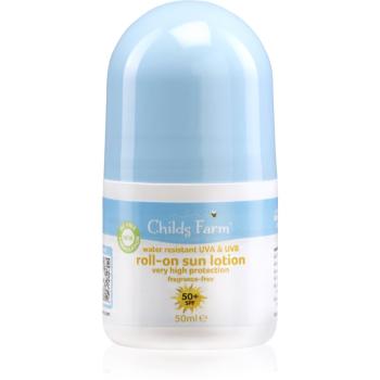 Childs Farm Roll On Sun Lotion opaľovací krém roll-on SPF 50+ 50 ml