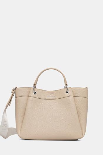 Kabelka Armani Exchange béžová farba, 942911 CC783