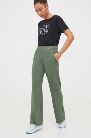 Tepláky Dkny zelená farba, jednofarebné, DP3P3339