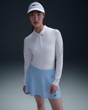 Nike Dri-Fit Victory Womens Long Sleeve White/Black L Polo košeľa