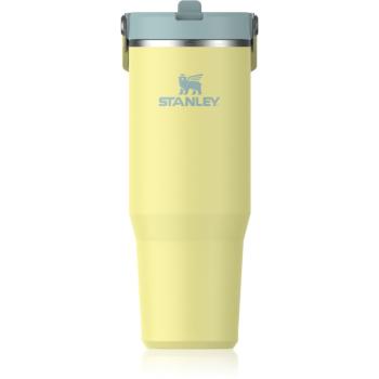 Stanley IceFlow™ Flip Straw Tumbler fľaša na vodu z nehrdzavejúcej ocele Pomelo 890 ml