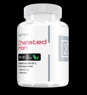 ZEREX Železo chelát + Vitamín C 50 +, 10 tablet