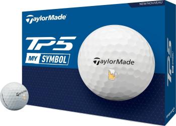 TaylorMade TP5 White w/ Beer Golfové lopty