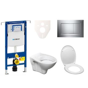 Cenovo zvýhodnený závesný WC set Geberit do ľahkých stien / predstenová montáž + WC S-Line S-line Pro 111.355.00.5ND6