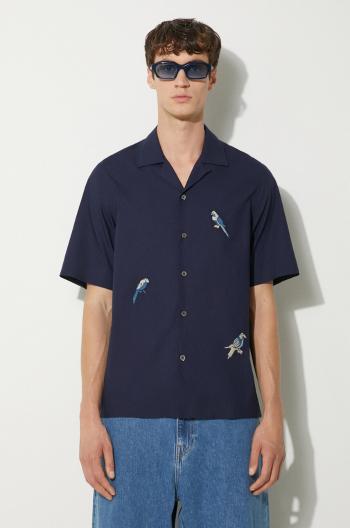 Bavlnená košeľa Paul Smith pánska, tmavomodrá farba, regular, M1R-905UE-N01592