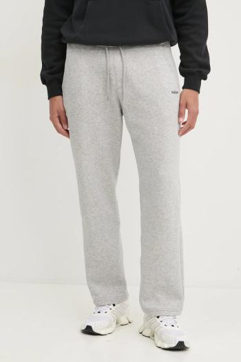 Bavlnené tepláky Hollister Co. šedá farba, melanžové, KI334-4122