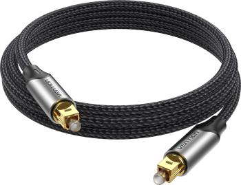 Audio kábel Vention Optical Fiber Toslink Audio Cable Aluminum Alloy Type 3 m Szürke