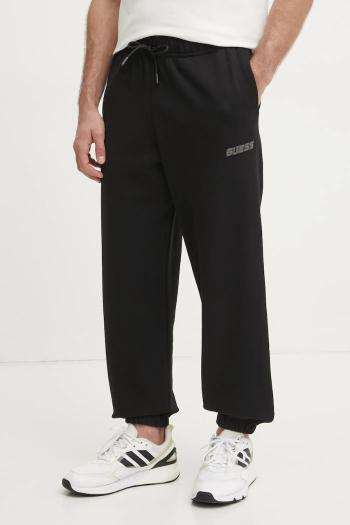 Tepláky Guess EMIS čierna farba, jednofarebné, Z4YB00 KAIJ1