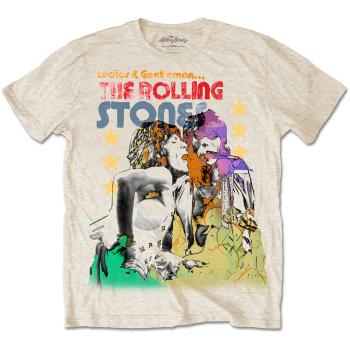 The Rolling Stones tričko Mick & Keith Watercolour Stars Natural L