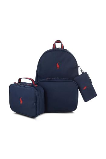 Detský ruksak Polo Ralph Lauren tmavomodrá farba, veľký, vzorovaný