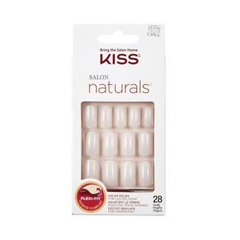 KISS Prírodné nechty vhodné na lakovanie 65996 Salon Naturals (Nails) 28 ks