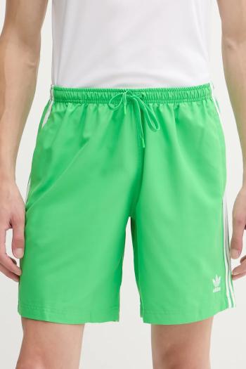 Plavkové šortky adidas Originals Adicolor zelená farba, JX2689