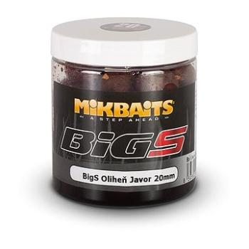 Mikbaits Legends Boilies v dipe, BigS Kalamár Javor 24 mm 250 ml (8595602219018)