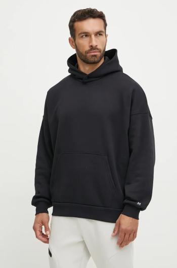 Mikina Under Armour Icon Fleece pánska, čierna farba, s kapucňou, jednofarebná, 1387779