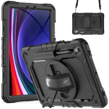 SOLID 360 Odolný obal pre Samsung Galaxy Tab S9 / Tab S9 FE / Tab S10 FE čierny
