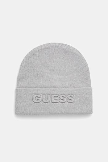 Čiapka Guess šedá farba, AW5179 POL01