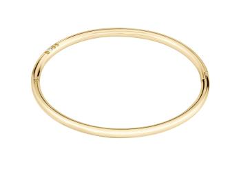 Hugo Boss Minimalistický pevný náramok z pozlátenej ocele Live 1580686