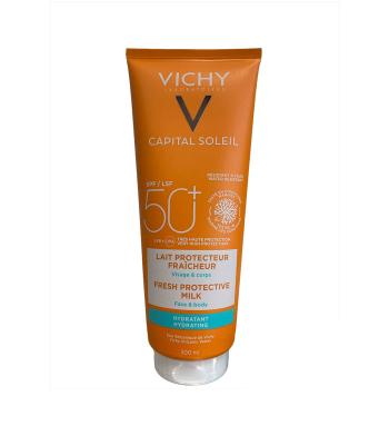 Vichy Opaľovacie mlieko SPF 50+ Capital Soleil (Fresh Protective Milk) 300 ml