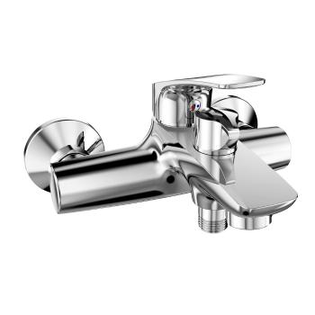 MEREO - Vaňová nástenná batéria, Eve, bez príslušenstva, 150 mm, chróm CBV90104