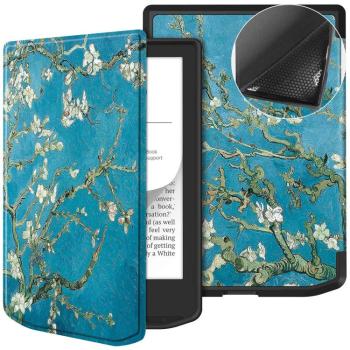 ART Zaklápacie puzdro pre PocketBook 619 Verse Lite APRICOT BLOSSOM