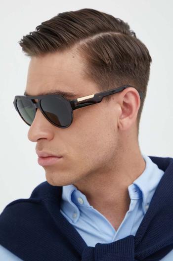 Slnečné okuliare Dolce & Gabbana pánske, hnedá farba
