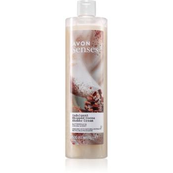 Avon Senses Indulgent Whipped Cocoa revitalizačný sprchový krém 500 ml