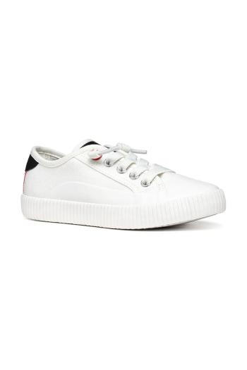 Detské tenisky Geox TIPPESTE biela farba, J55N3A.01054