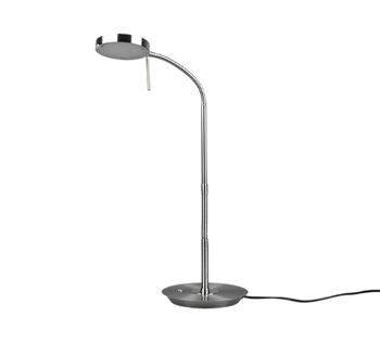 LED stolová lampa Trio Monza nikel 523310107