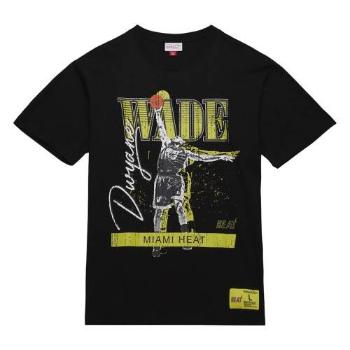 Mitchell & Ness T-shirt HW Neon Pop Player SS Tee Vintage Logo Dwyane Wade black - M