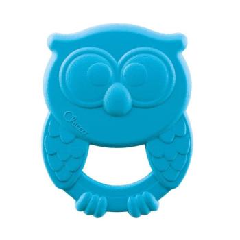 Chicco hryzačka Eco+ Sova Owly modrá,CHICCO Hryzačka Eco+ Sova Owly modrá 3m+