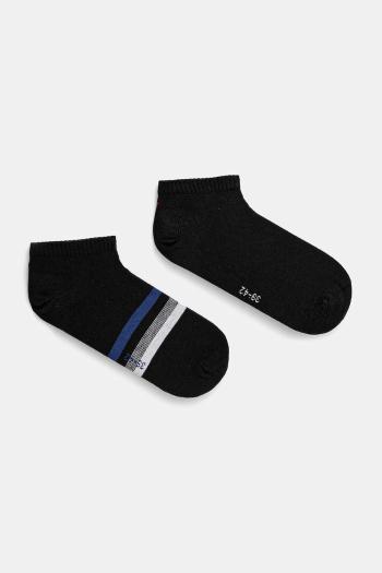 Ponožky Tommy Hilfiger 2-pak pánske, čierna farba, 701232467