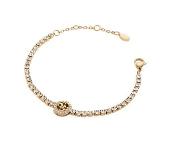 Guess Luxusný tenisový náramok pre ženy Paradise JUBB05142JWYG 18,4 cm