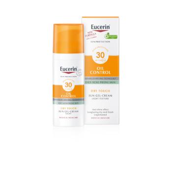 Eucerin Oil Control krémový gél na opaľovanie na tvár SPF30 50 ml