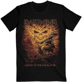 Iron Maiden Tričko Ghost of the Navigator Unisex Black M