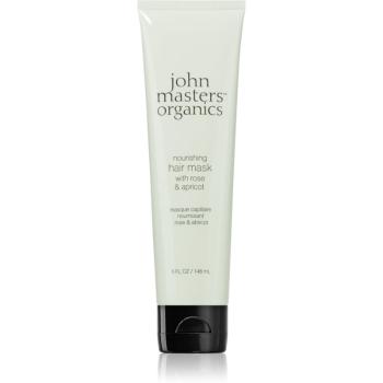 John Masters Organics Rose & Apricot Hair Mask vyživujúca maska na vlasy 148 ml