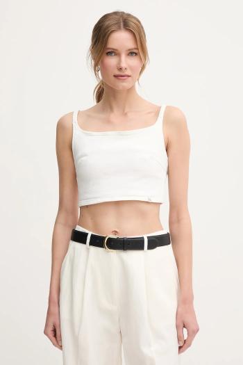 Top Calvin Klein Jeans béžová farba, J20J225195