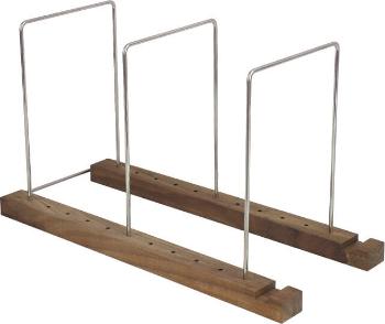 Muziker MUZR24E Stolový stojan na LP platne Natural
