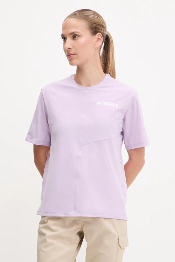 Tréningové tričko adidas TERREX Multi fialová farba, JN3890