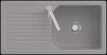 VILLEROY & BOCH VILLEROY & BOCH - Keramický drez Villeroy &amp; Boch Linara 60, 338601KD Fossil 338601KD