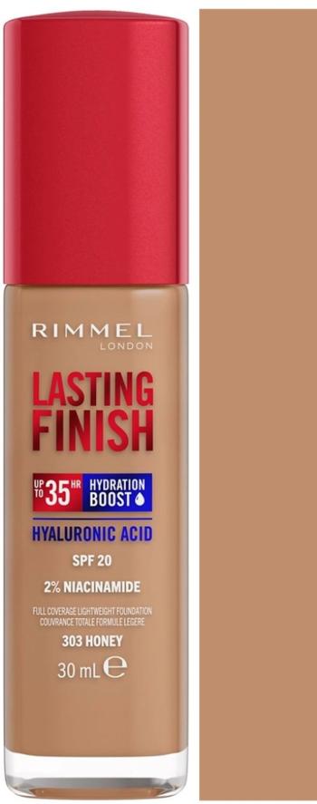 RIMMEL Lasting Finish Hyaluronic Acid dlouhotrvající hydratační make-up 303 Honey 30 ml